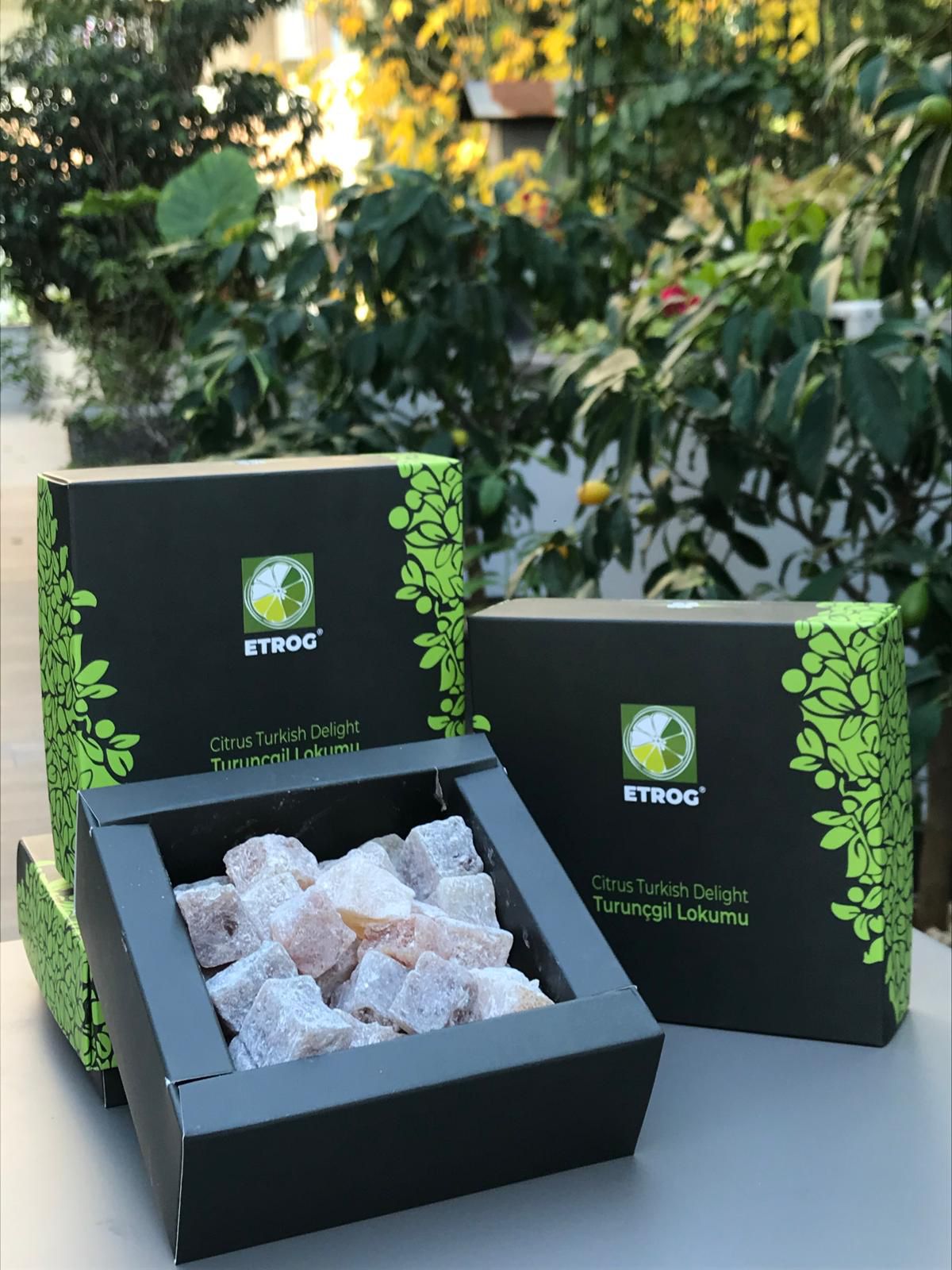 Etrog citrus lokum gift box